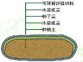 生態(tài)袋（植生袋）平面解析圖